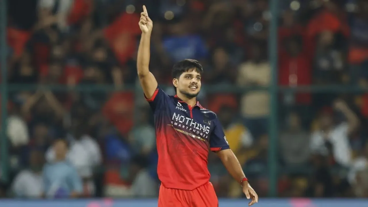 rasikh salam (rcb) rcb vs dc ipl 2026