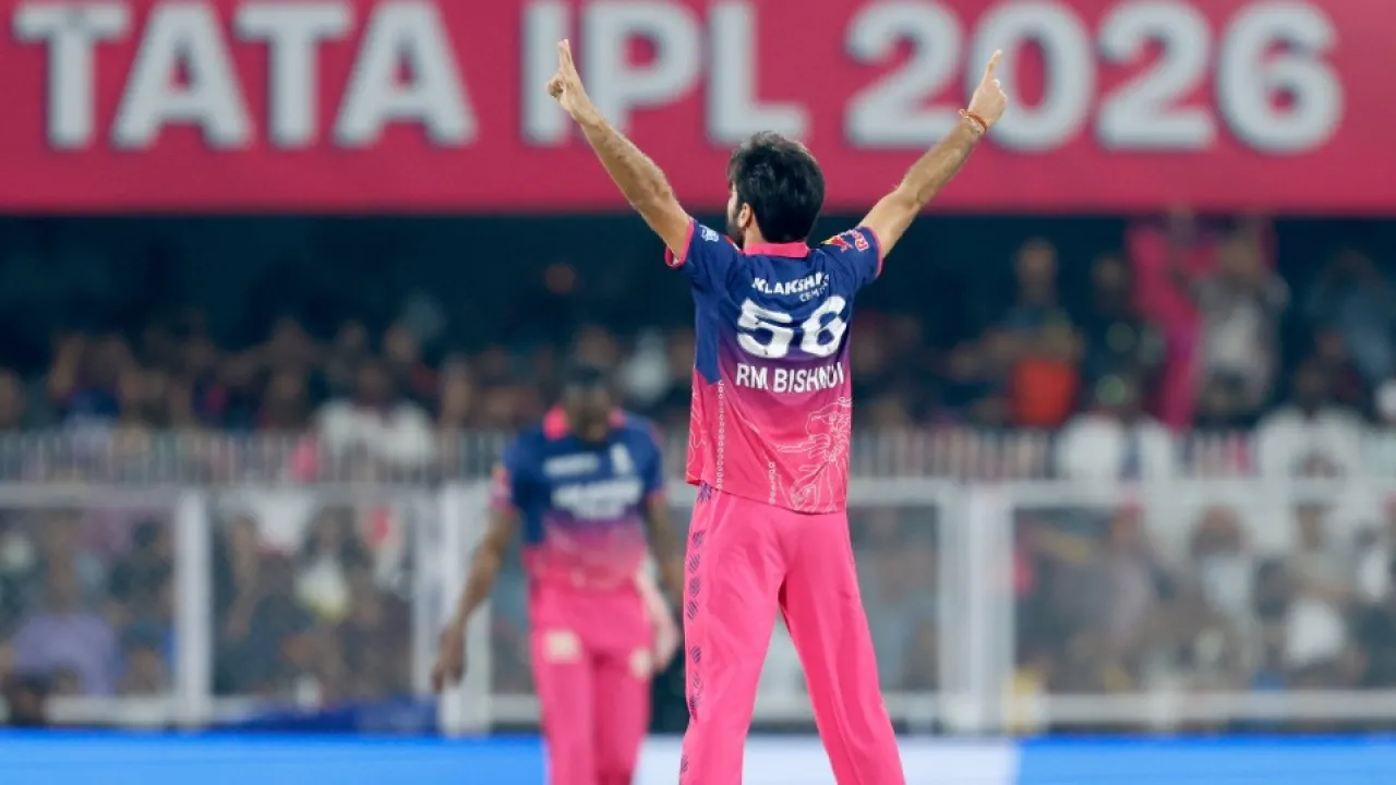 ravi bishnoi (rr) rr vs dc ipl 2026