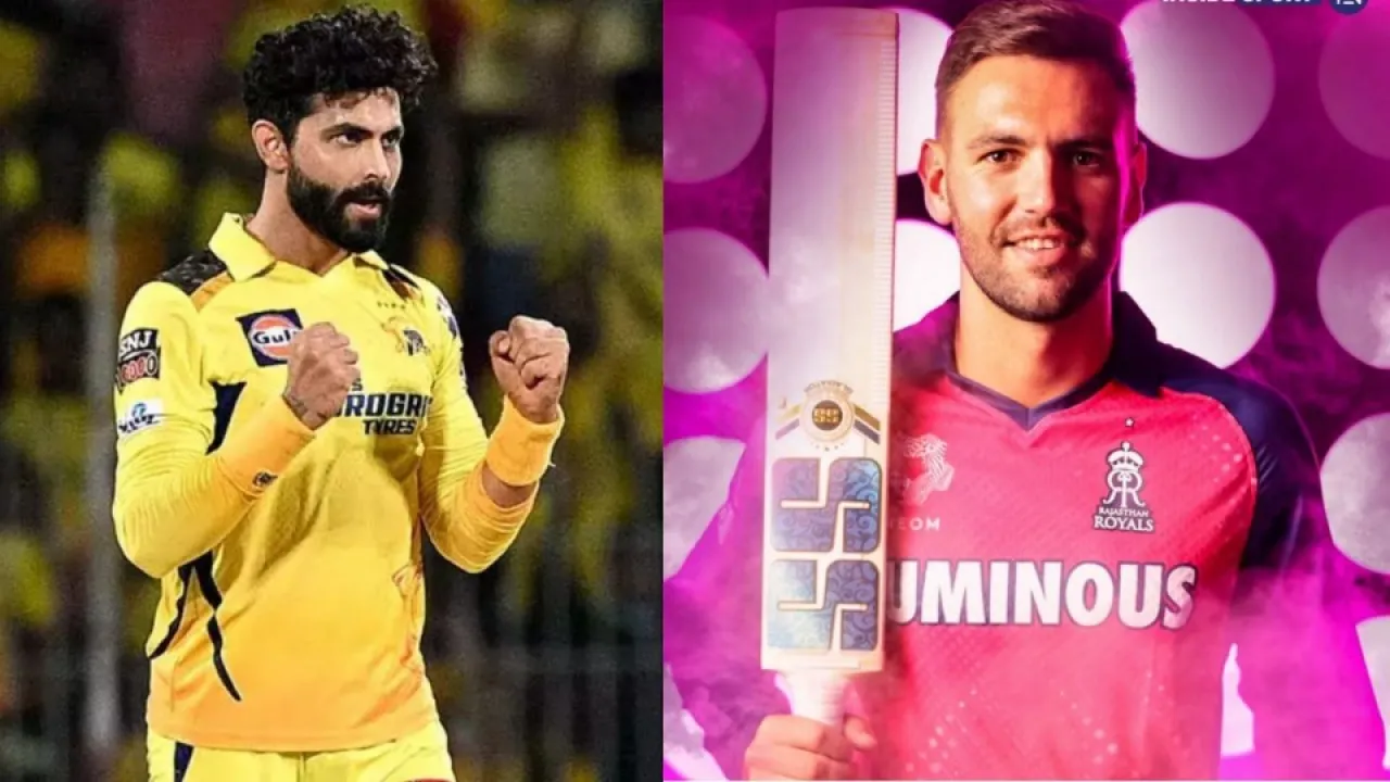 ravindra jadeja donovan ferreira rr ipl 2026