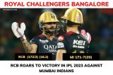 RCB Thrashes Mumbai in IPL 2023 Opener: IPL 2023 Full Highlights