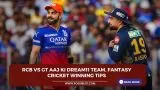 RCB vs GT Aaj ki Dream11 team, Fantasy Cricket Winning Tips