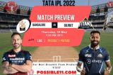 RCB vs GT Playing 11, Pitch Report And, Fantasy Cricket Winning Tips