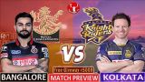 RCB vs KKR Match Preview, RCB vs KKR Match Prediction, IPL 2021