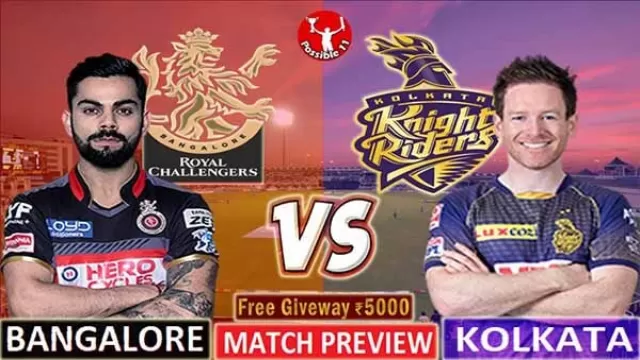 RCB vs KKR Match Preview, RCB vs