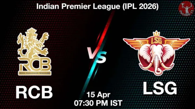 RCB vs LSG IPL 2026, Pitch Report,