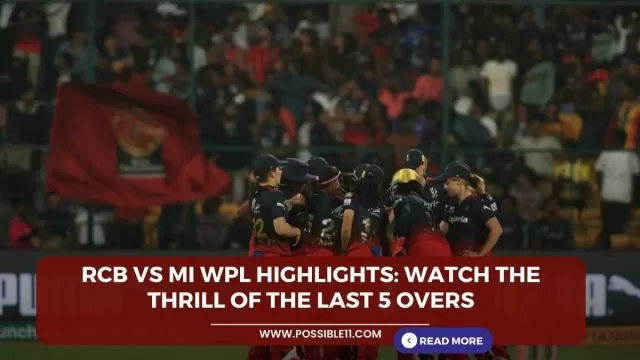 RCB vs MI WPL Highlights: Watch the