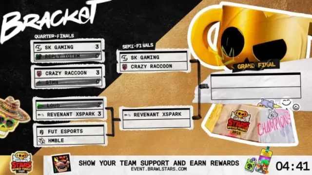 revenant xspark enters top 4 at brawl stars