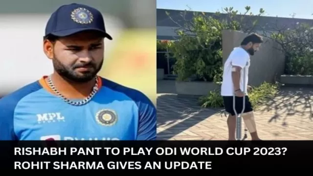 Rishabh Pant To Play ODI World Cup