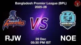 RJW vs NOE BPL 2025-26, Pitch Report, Head to Head, Playing 11, AI Prediction