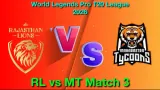 RL vs MT Dream11 Team, Prediction: Who Will Win Today Match 3?