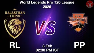 RL vs PP WLP 2026, Pitch Report, Head to Head, Playing 11, AI Prediction