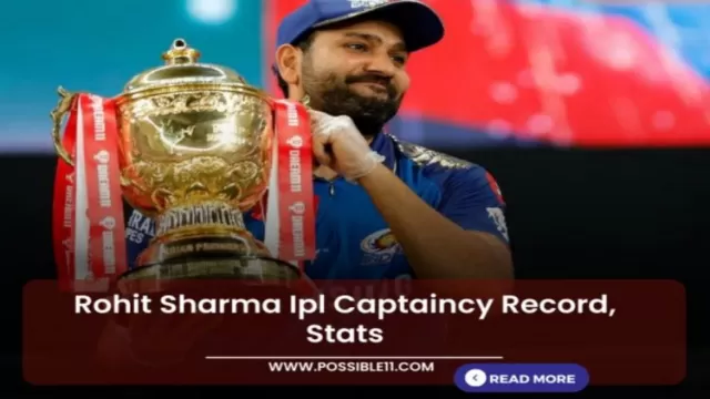 Rohit Sharma Ipl Captaincy Record, Stats
