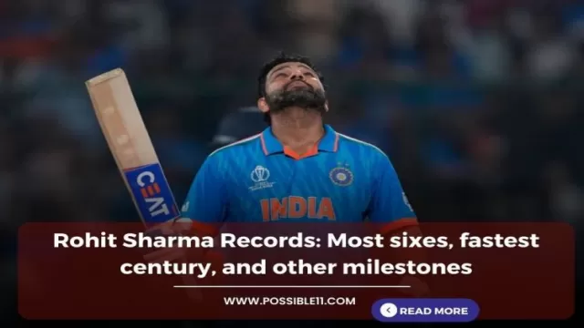 Rohit Sharma Records: Most sixes, fastest century,