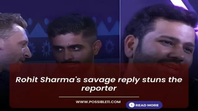 Rohit Sharmas savage reply stuns the reporter