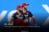 Royal Challengers Banglore Possible11 in IPL 2023, Strongest RCB Playing11