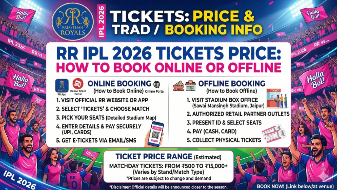 rr ipl 2026 tickets how to book 2