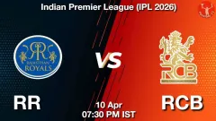 RR vs RCB IPL 2026, Picture