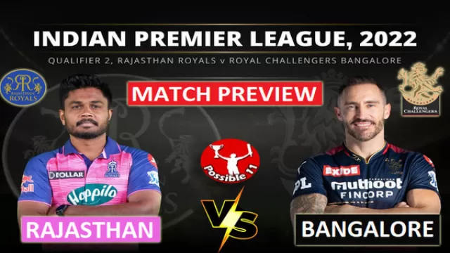 RR vs RCB Match Preview, Dream11 Match