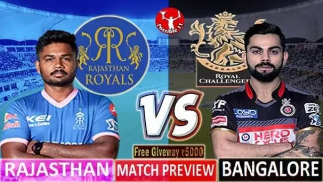 RR vs RCB Match Preview, RR vs