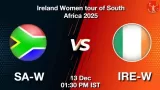 SA-W vs IRE-W 1st ODI, Pitch Report, Head to Head, Playing 11, AI Prediction