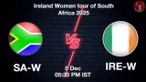 SA-W vs IRE-W 1st T20I, Pitch Report, Head to Head, Playing 11, AI Prediction