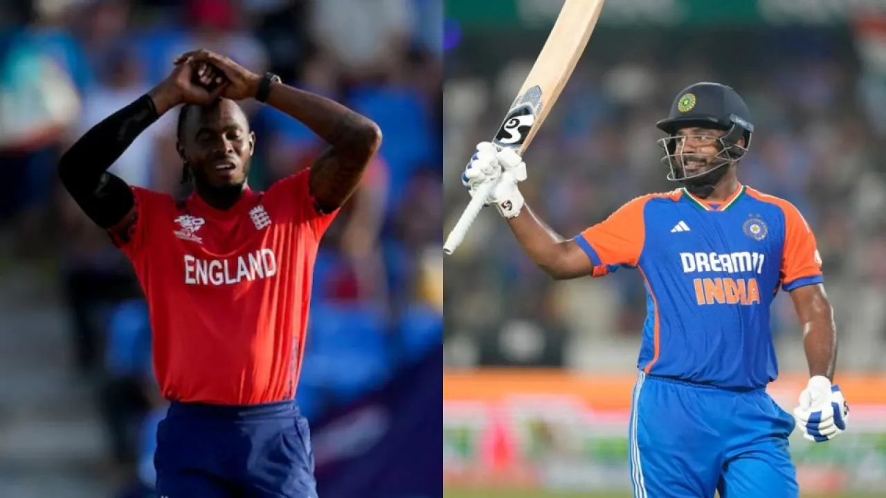 sanju samson (ind) vs jofra archer (eng)