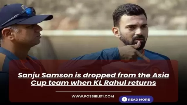 Sanju Samson is dropped from the Asia