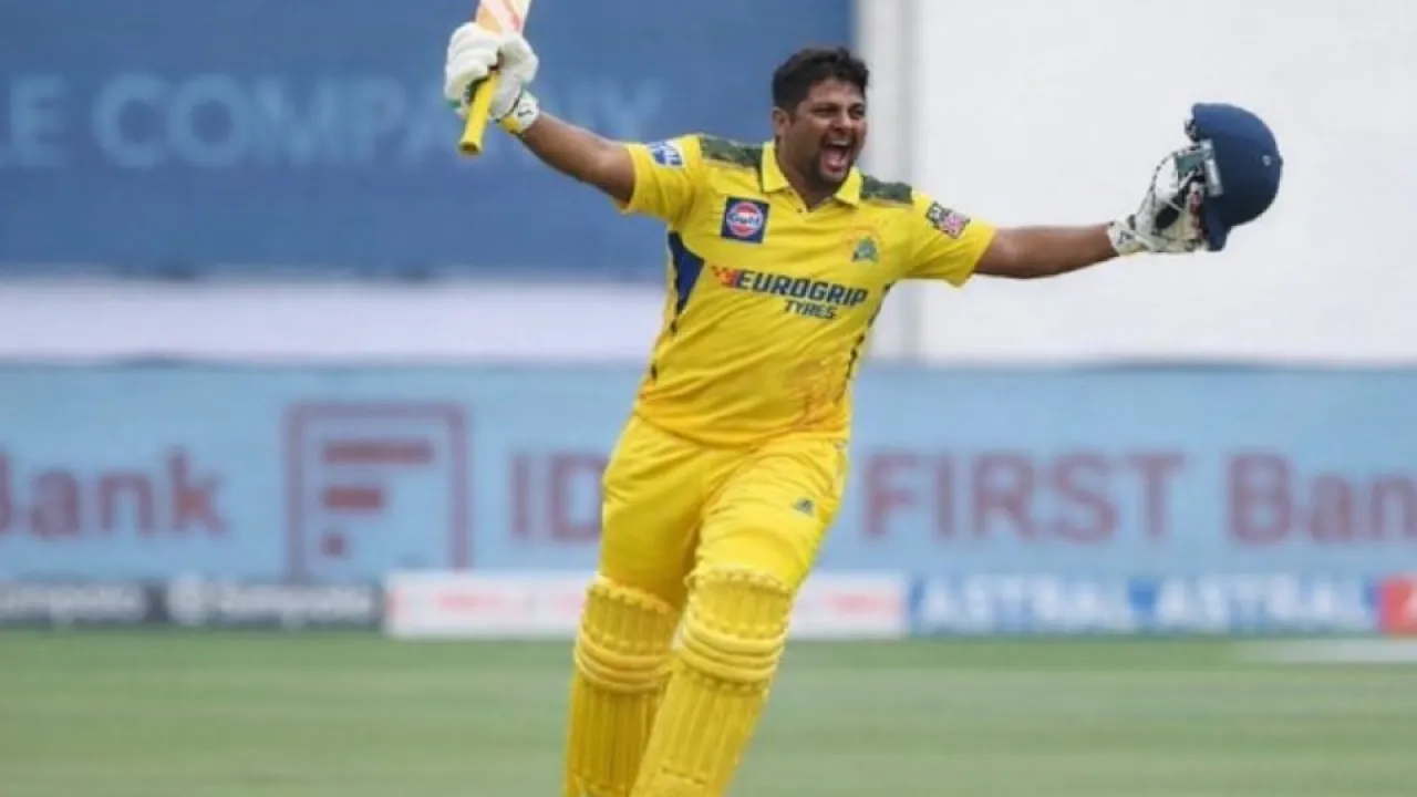 sarfaraz khan (csk) csk vs dc ipl 2026