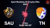 SAU vs TN SMAT