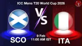 SCO vs ITA World Cup 2026, Pitch Report, Head to Head, Playing 11, AI Prediction