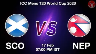 SCO vs NEP T20 WC 2026, Pitch Report, Head to Head, Playing 11, AI Prediction