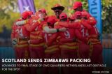 Scotland Knocks Zimbabwe Out of CWC Qualifier