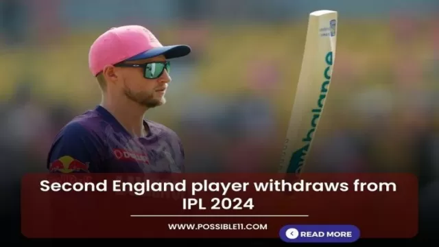 Second England player withdraws from IPL 2024