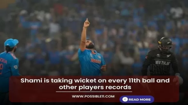 Shami is taking wicket on every 11th