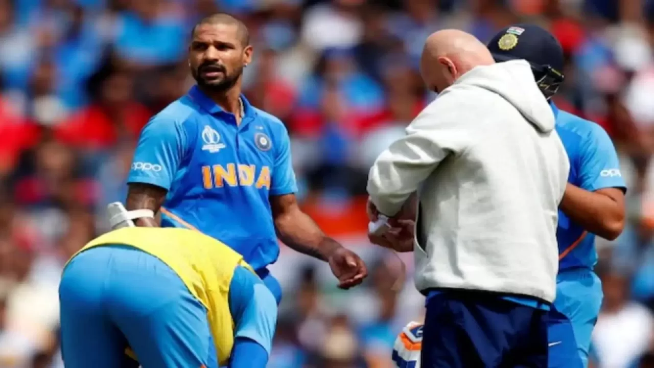 shikhar dhawan world cup heroics with a broken thumb