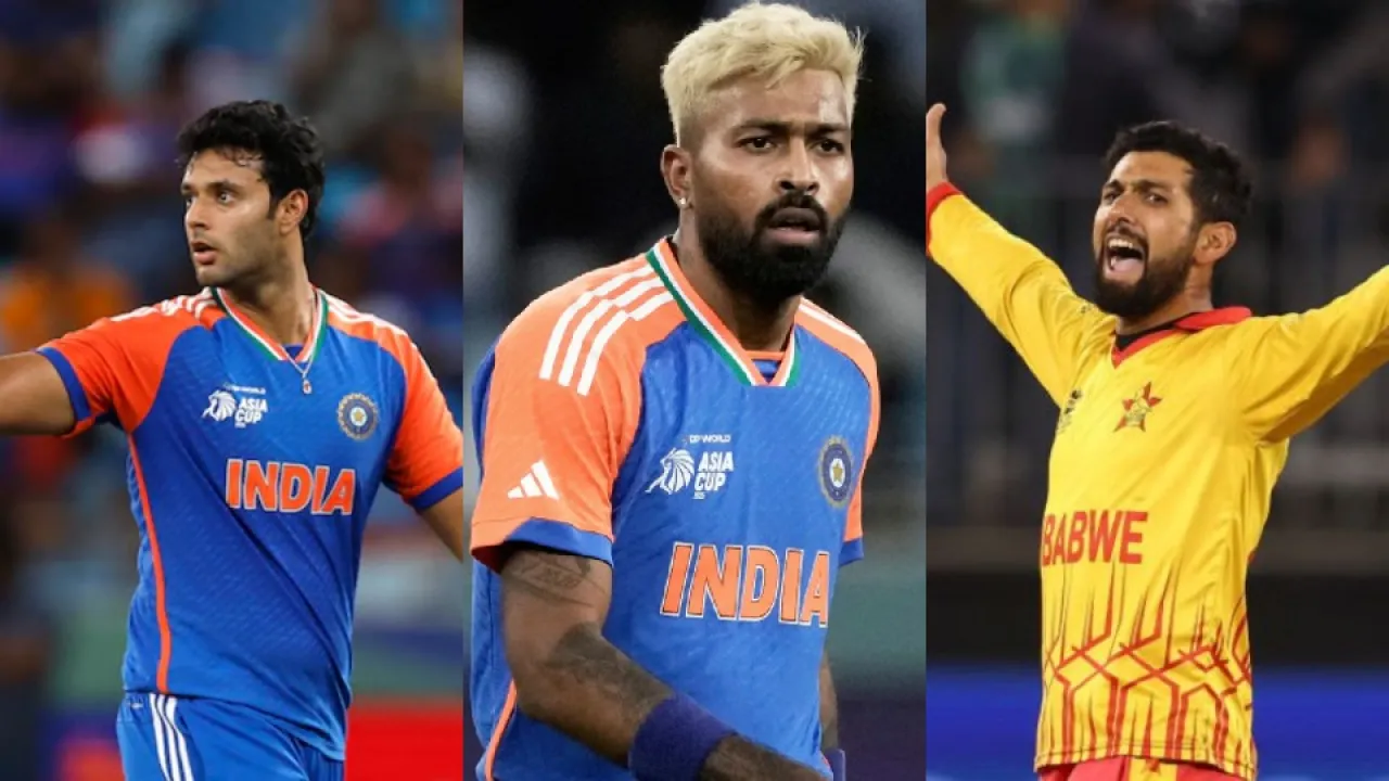 sikandar raza shivam dube hardik pandya icc allrounder ranking