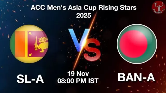 SL-A vs BAN-A, Pitch Report, Head to Head, Playing 11, AI Prediction