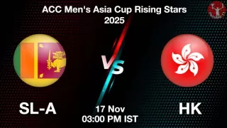 SL-A vs HK, Pitch Report, Head to Head, Playing 11, AI Prediction SL-A vs HK