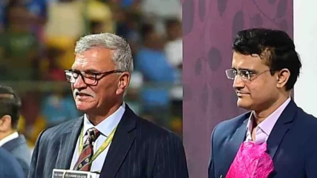 Sourav Ganguly reacts after Roger Binny replaces
