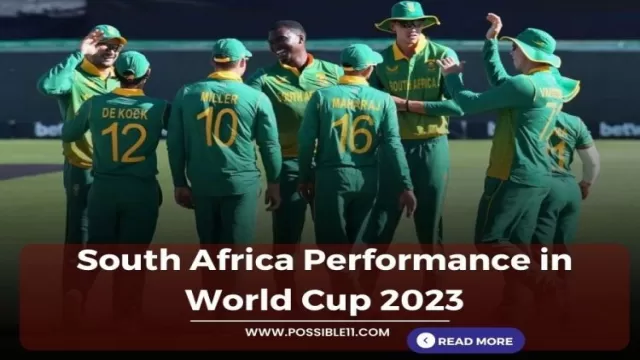 South Africa Performance in World Cup 2023