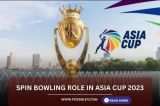 Spin Bowling Role in Asia Cup 2023