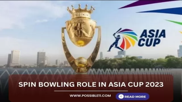 Spin Bowling Role in Asia Cup 2023