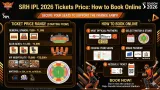SRH IPL 2026 Tickets Price: How to Book Online, Schedule, Dates & Price List