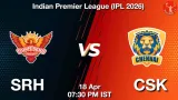 SRH vs CSK IPL