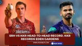 SRH vs KKR Head-to-Head Record, KKR Records in Eden Gardens 