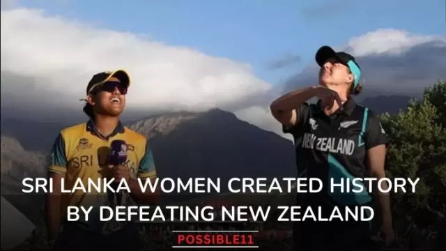 Sri Lanka Women created history by defeating