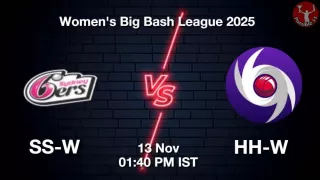 SS-W vs HH-W WBBL 2025