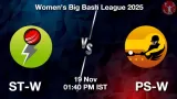 ST-W vs PS-W WBBL 2025, Pitch Report, Head to Head, Playing 11, AI Prediction