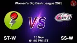 ST-W vs SS-W WBBL 2025, Pitch Report, Head to Head, Playing 11, AI Prediction
