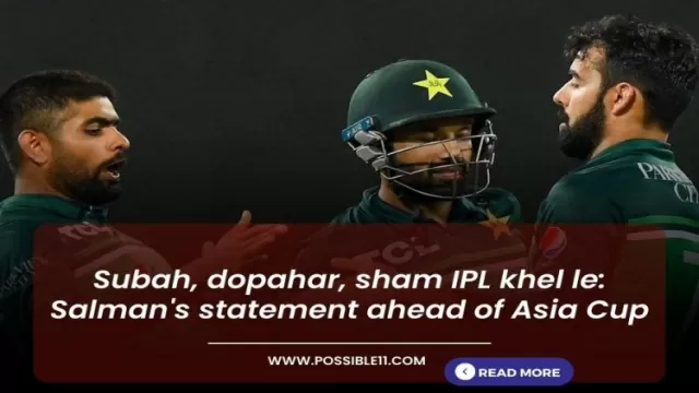 Subah, dopahar, sham IPL khel le: Salmans
